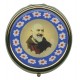 Padre Pio Gold Plated Metal Pyx mm.60- 2 1/2"