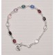 Bracelet Rosaire argenté avec des perles missionnaires