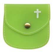 Rosary Pouch Emerald cm.8x8 - 3 1/4" x 3 1/4"