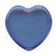 Heart Shaped Rosary Box Blue cm.4x4 - 1 1/2"x 1 1/2"