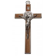 St.Benedict Crucifix Silver Plated cm.19.7 - 7 3/4