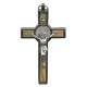 St.Benedict Cross Silver Plated cm.12.8 - 5"