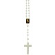 Divine Mercy Plastic Cord Rosary Luminous mm.5