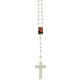 Lourdes Plastic Cord Rosary Luminous mm.5