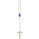 Miraculous Plastic Cord Rosary Luminous mm.5