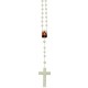 Sacred Heart of Jesus Plastic Cord Rosary Luminous mm.5