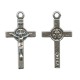 St.Benedict Crucifix Silver Plated mm.20 - 3/4"