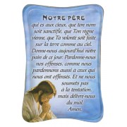 Our Father Mini Standing Plaque French cm.7x10 - 3"x4"