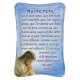 Our Father Mini Standing Plaque French cm.7x10 - 3"x4"