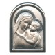 Mother and Child Plaque with Stand Mother of Pearl Frame cm.6x4.5 - 2 1/4"x 1 3/4"