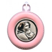 Crib Medal Ferruzzi Pink cm.8.5- 3 1/4"