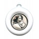 Médaille pour berceau en blanc de Feruzzi cm.8.5- 3 1/4"