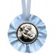 Crib Medal Guardian Angel Blue cm.9.5- 3 3/4"