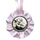 Crib Medal Guardian Angel Pink cm.9.5- 3 3/4"