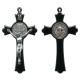 St.Benedict crucifix en métal avec finition jet cm.8 - 3"