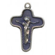 Enamelled Mother Theresa Cross Oxidized Metal mm.25 - 1"