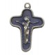 Enamelled Mother Theresa Cross Oxidized Metal mm.25 - 1"