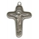 Mère Theresa croix faite de métal oxydé mm.34 - 1 1/4"