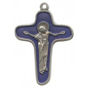 Enamelled Mother Theresa Cross Oxidized Metal mm.48 - 2"