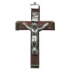 Wood Crucifix Brown mm.35- 1 3/8"