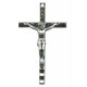 Crucifix Silver Plated Metal mm.45- 1 7/8"