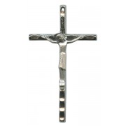 Crucifix Silver Plated Metal mm.60- 2 3/8"