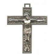 Latin Crucifix Oxidized Metal mm.40- 1 1/2"