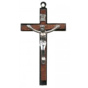 Wood Crucifix Brown mm.45- 1 3/4"
