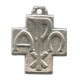 Croix de la paix plaqué argent mm.20-3/4"