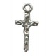Crucifix Silver Plated Metal mm.11- 5/8"