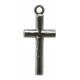 Croix faite de métal argenté mm.20-3/4"