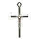 Crucifix Silver Plated Metal mm.25- 1"