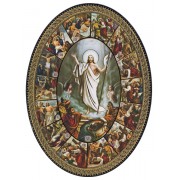 Stations of the Cross Plaque cm.15 - 6"
