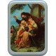 Plaque avec Jésus et les enfants cm. 21x29- 8 1/2 "x 11 1/2"