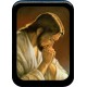 Jesus Praying Plaque cm. 21x29- 8 1/2"x 11 1/2"