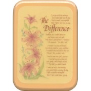 The Difference Plaque cm. 21x29- 8 1/2"x 11 1/2"