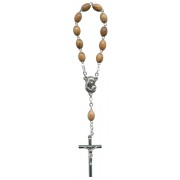 Decade Olive Wood Rosary Cord mm.6