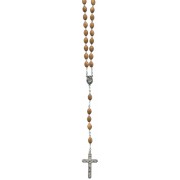 Olive Wood Rosary Beads mm.7