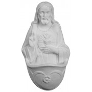 Sacred Heart of Jesus Waterfont cm.13- 5"