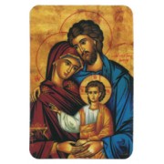 Icon Holy Family Fridge Magnet cm.4x6 - 2 1/2"x 4 1/4"