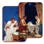 Nativity with Sheep 3D Bi-Dimensional Cards cm5.5x 8.2 - 2 1/8"x3 1/4"