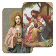 Jesus/ Jesus with Children 3D Bi-Dimensional Cards cm5.5x 8.2 - 2 1/8"x3 1/4"