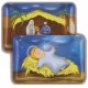Baby Jesus/ Nativity 3D Bi-Dimensional Cards cm5.5x 8.2 - 2 1/8"x3 1/4"