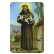 St.Francis Fridge Magnet cm.4x6 - 2 1/2"x 4 1/4"