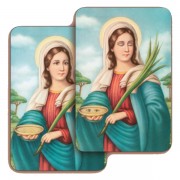 St.Lucy 3D Bi-Dimensional Cards cm5.5x 8.2 - 2 1/8"x3 1/4"