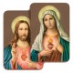 Tarjetas Bi-Dimensional del Sagrado Corazón de Jesús y al Inmaculado Corazón de María