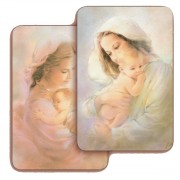 Mother and Child 3D Bi-Dimensional Cards cm.5.5x8.2- 2 1/8"x 3 1/4"