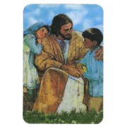 Jesus with Children Fridge Magnet cm.4x6 - 2 1/2"x 4 1/4"