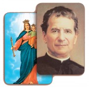 St.John Bosco/ Madonna 3D Bi-Dimensional Cards cm.5.5x8.2- 2 1/8"x 3 1/4"