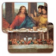 The Last Supper 3D Bi-Dimensional Cards cm.5.5x8.2- 2 1/8"x 3 1/4"